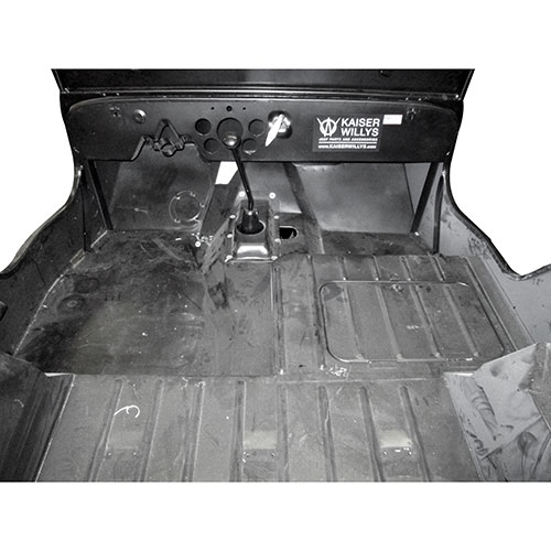 Complete Front Floor Pan with Welded Braces  Fits  46-64 CJ-2A, 3A, 3B
