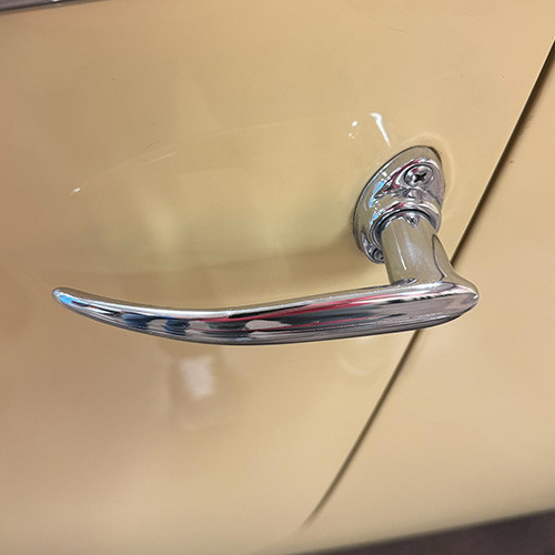 Chrome Outside Door Handle     Fits 48-51 Jeepster