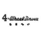 Chrome Hood Nameplate "4 Wheel Drive"  Fits  50-64 Truck & Station Wagon