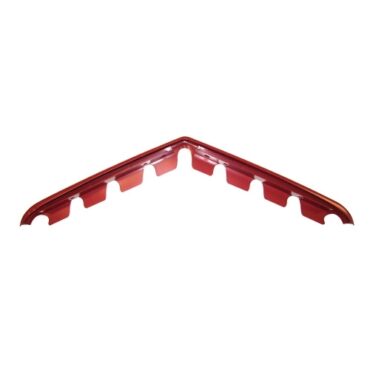Red Horizontal Grille Bar (Center & Lower) Fits  50-64 Truck, Station Wagon, Jeepster