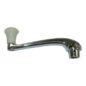 Chrome Window Handle Crank with Ivory Knob  Fits  46-64 Truck & Station Wagon