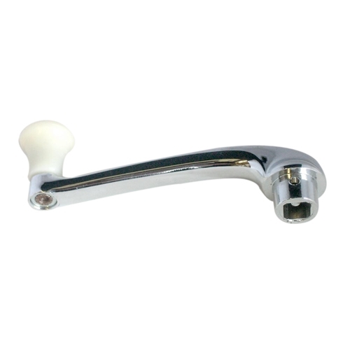 Chrome Window Handle Crank with Ivory Knob  Fits  46-64 Truck & Station Wagon