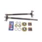 Narrow-Track 1-piece Axle Shaft Conversion Kit, without Quadratrac  Fits  76-81 CJ with Rear AMC 20