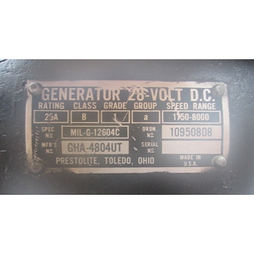 Factory Rebuilt Generator 24 volt Fits 50-66 M38, M38A1