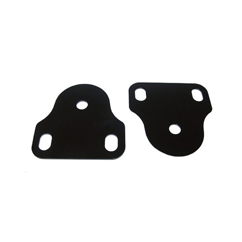 Interior Windshield Brackets in Black  Fits  76-86 CJ