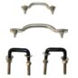 Windshield Tie Down Kit in Stainless  Fits  76-86 CJ