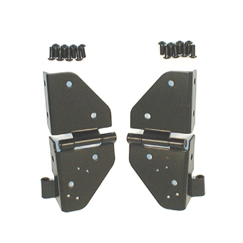 Windshield Hinges in Black  Fits  76-86 CJ