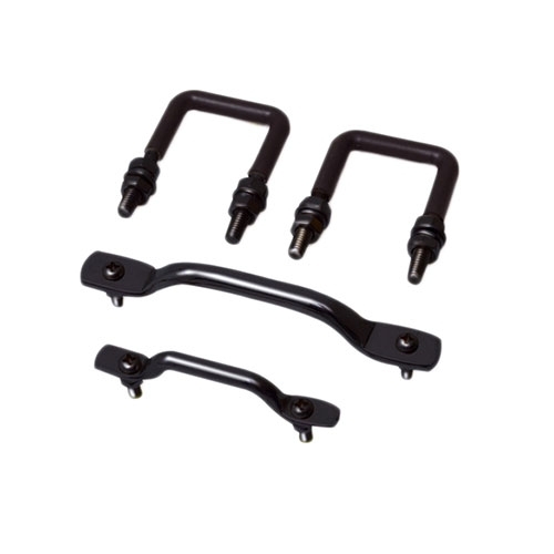 Windshield Tie Down Kit in Black  Fits  76-86 CJ