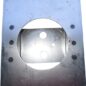 Passenger Side Tail Light Panel with Center Recess Hole Fits 46-71 CJ-2A, 3A, 3B, 5, M38, M38A1