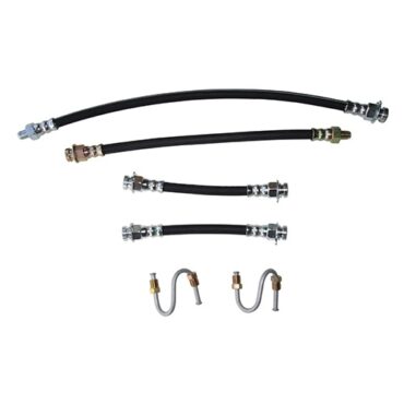 Front & Rear Brake Hose Kit (with frame to steel S-tubes) Fits : 41-45 MB, GPW