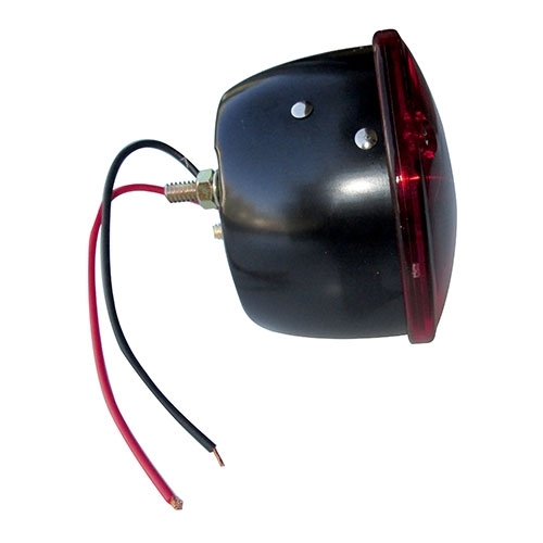 US Made Plastic Tail & Stop Light Assembly for Passenger Side (12 volt) Fits  46-55 Jeep & Willys