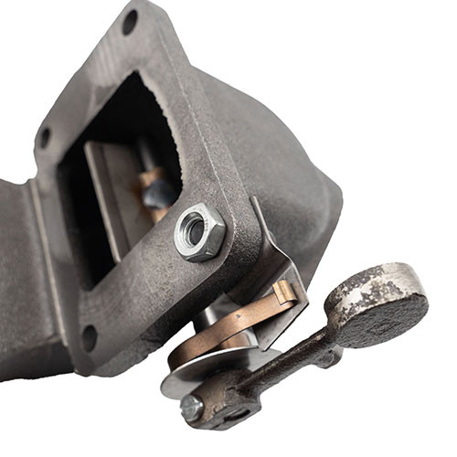 Original Reproduction Exhaust Manifold with Heat Riser Kit Fits 41-53 Jeep & Willys with 4-134 L engine