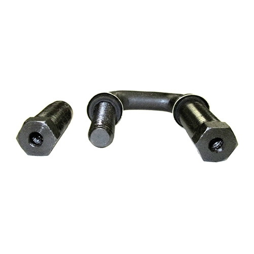 Front Leaf Spring Shackle Kit (Left Hand Thread) Fits  46-64 Truck, Station Wagon (greasable)