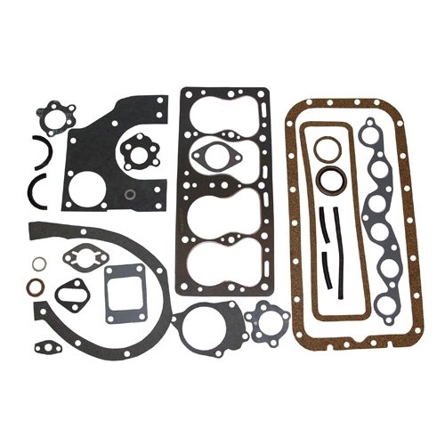 Complete Engine Overhaul Gasket Set (US Made Rear Main Neporene Seal) Fits  41-53 Jeep & Willys with 4-134 L engine