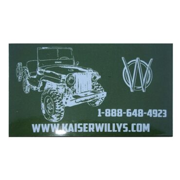 Kaiser Willys Jeep Magnet