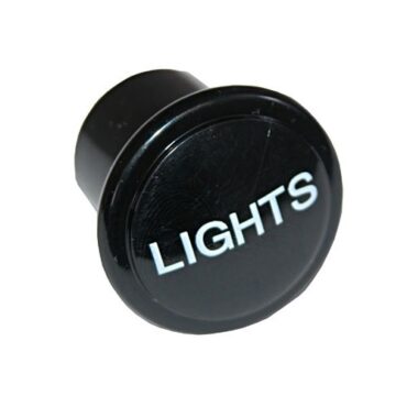 Headlight Light Switch Knob (Black) Fits  46-71 Jeep & Willys