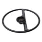 Original Reproduction Black Steering Wheel Fits  50-64 Truck, Station Wagon, Jeepster