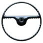 Black Steering Wheel  Fits  50-64 Truck, Station Wagon, Jeepster