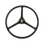 Black Steering Wheel (for 2-1/4" horn button)     Fits 60-75 CJ-3B, 5, 6, FC150, FC170