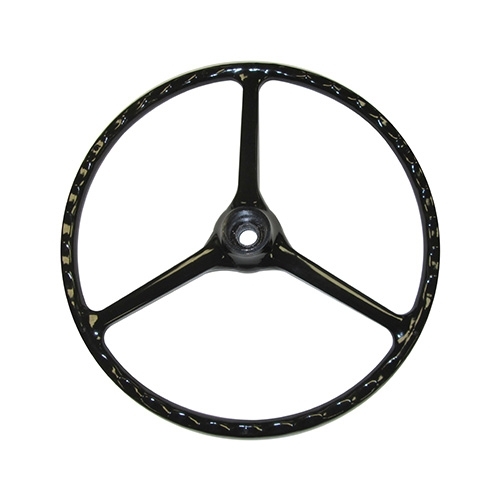 Black Steering Wheel (for 2-1/4" horn button)     Fits 60-75 CJ-3B, 5, 6, FC150, FC170