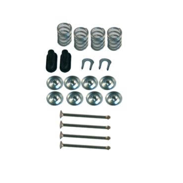 Brake Shoe Hold Down Spring Kit  Fits 67-75 CJ-5, Jeepster Commando with 11" brakes