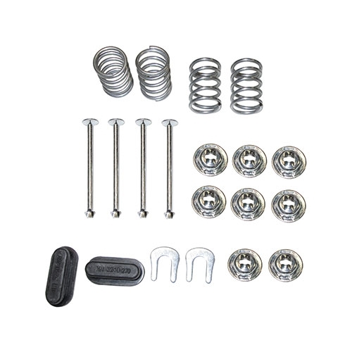 Brake Shoe Hold Down Spring Kit  Fits 67-75 CJ-5, Jeepster Commando with 11" brakes
