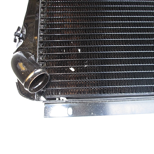 US Made Radiator Assembly (17") Fits 66-73 CJ-5, Jeepster Commando with V6-225 engine & manual tranmsision