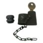 New Spare Tire Carrier Lock Fits 41-71 Jeep & Willys