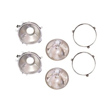 Headlight Assembly, Pair  Fits  76-86 CJ