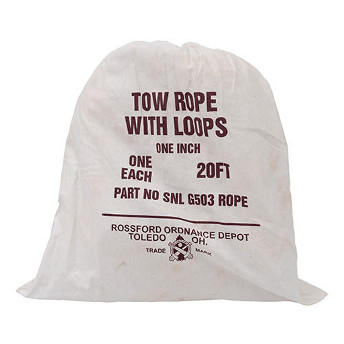 Genuine Manilla Bumper Rope  Fits  41-71 Willys and Jeep