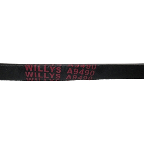 Original Replacement "Willys" Script Fan Belt  Fits : 41-71 Jeep & Willys 4-134 engine