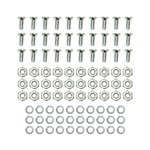 Steel Footman Loop Hardware Kit (30 piece) Fits 41-71 Jeep & Willys