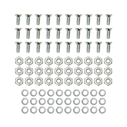 Steel Footman Loop Hardware Kit (30 piece) Fits 41-71 Jeep & Willys