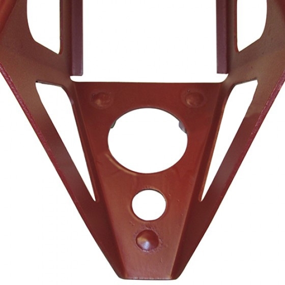 Spare Tire Carrier Mounting Bracket (Imported) Fits 41-44 MB, GPW (3 Bolt Style)