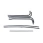 Complete Top Bow Frame Assembly, Bracket & Hardware Kit Fits 46-49 CJ-2A