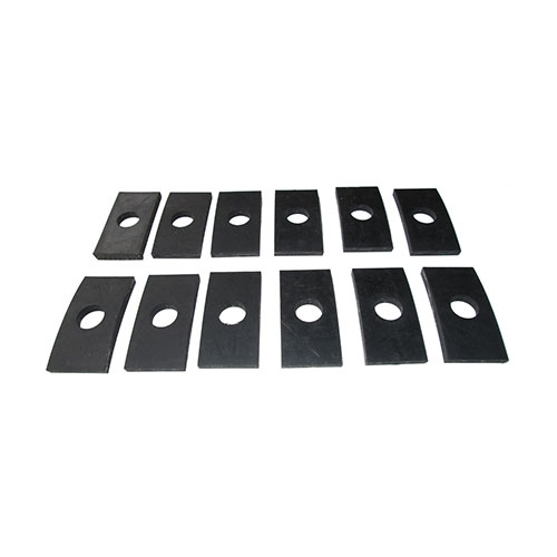 1/4" Body Mount Pad Kit Fits 41-71 MB, GPW, CJ-2A, 3A, 3B, 5, M38, M38A1