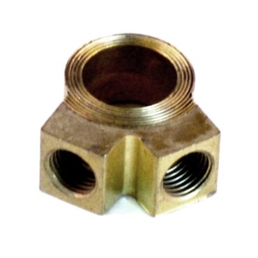 Master Cylinder Brass Outlet Fitting (2 port)  Fits 41-66 MB, GPW, CJ-2A, 3A, 3B, 5, M38, M38A1