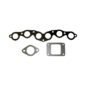 New Manifold Gasket Set (3 piece kit)  Fits  41-53 Jeep & Willys with 4-134 L engine