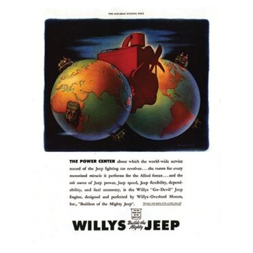 Vintage Willys Ad The Power Center