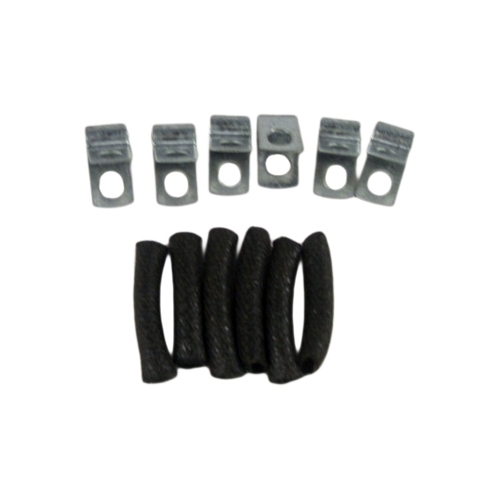 Metal Brake Line to Body and Frame Clip Kit  Fits  41-71 MB, GPW, CJ-2A, 3A, 3B, 5, M38, M38A1