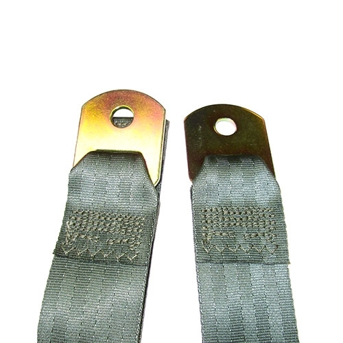 Non-Retractable Seat Belt with Hardware (Olive Drab) Fits  41-75 Jeep