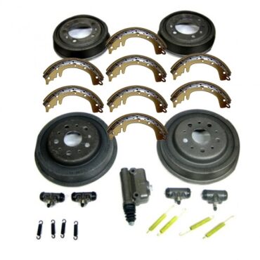 Complete Master Brake Overhaul Kit 9"   Fits 57-66 CJ-3B, 5, M38A1 (with rubber lines to front w/c)