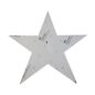 Decal 20" High White Hood Star (w/Transfer Paper) Fits  41-71 Jeep & Willys