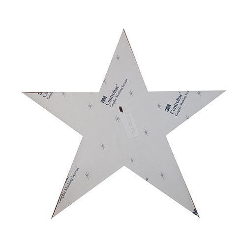 Decal 20" High White Hood Star (w/Transfer Paper) Fits  41-71 Jeep & Willys