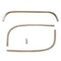 Replacement Rear Oak Wood Bow Kit for Convertible Top Fits  48-51 Jeepster