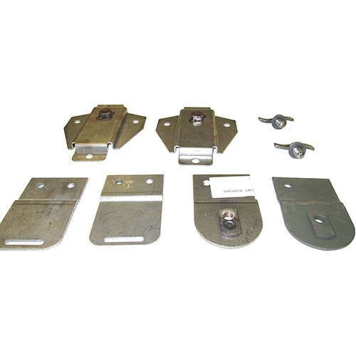 Complete Top Bow Frame Assembly, Bracket & Strap Kit Fits 52