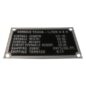 Dashboard Data Plate Fits : 41-45 GPW