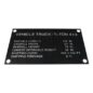 Metal Dash Data Plate Set Fits  41-45 MB