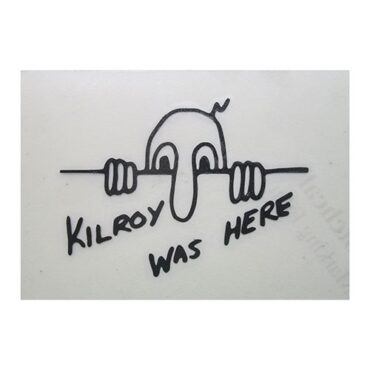 "Kilroy Was Here" Decal Fits 41-71 Jeep & Willys