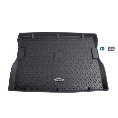 Cargo Liner with Jeep Logo in Black  Fits  76-86 CJ-7,8
